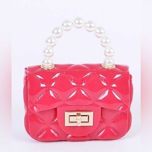 Pearl Handle Mini Jelly Swing Bag